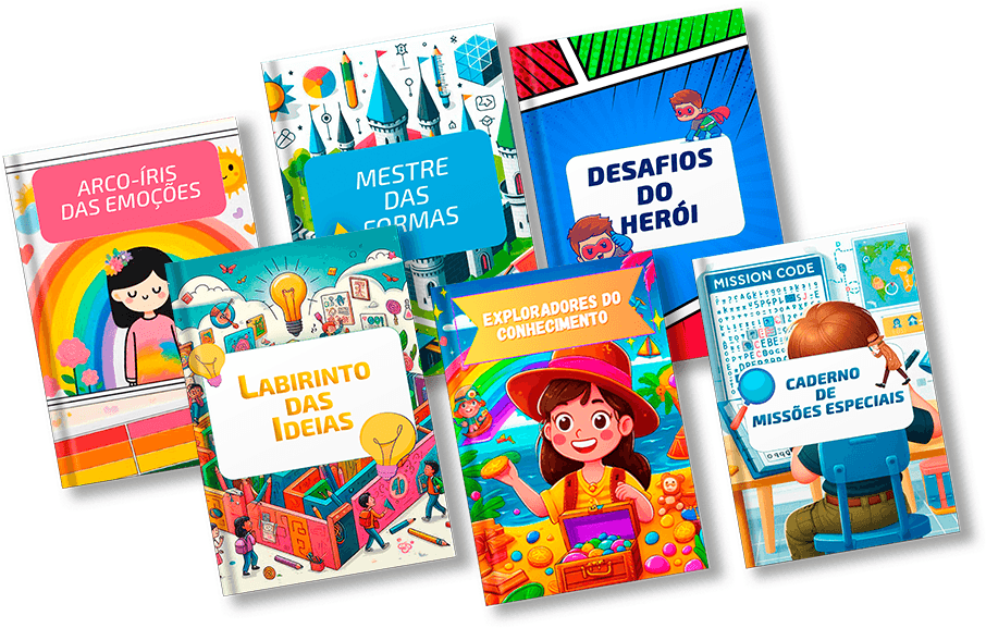 Kit Cadernos de Atividades para Crianças com TDAH e Autismo