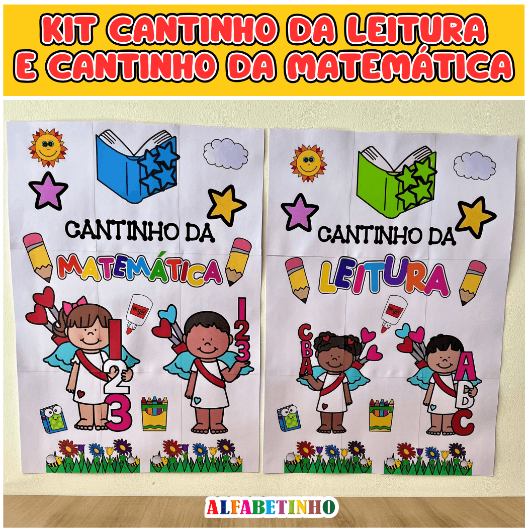 KIT CANTINHOS - LEITURA E MATEMÁTICA