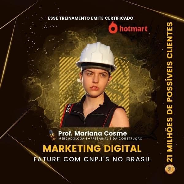 Marketing Digital Básico por Mariana Cosme | Fotografia Empresarial e da Construção Civil