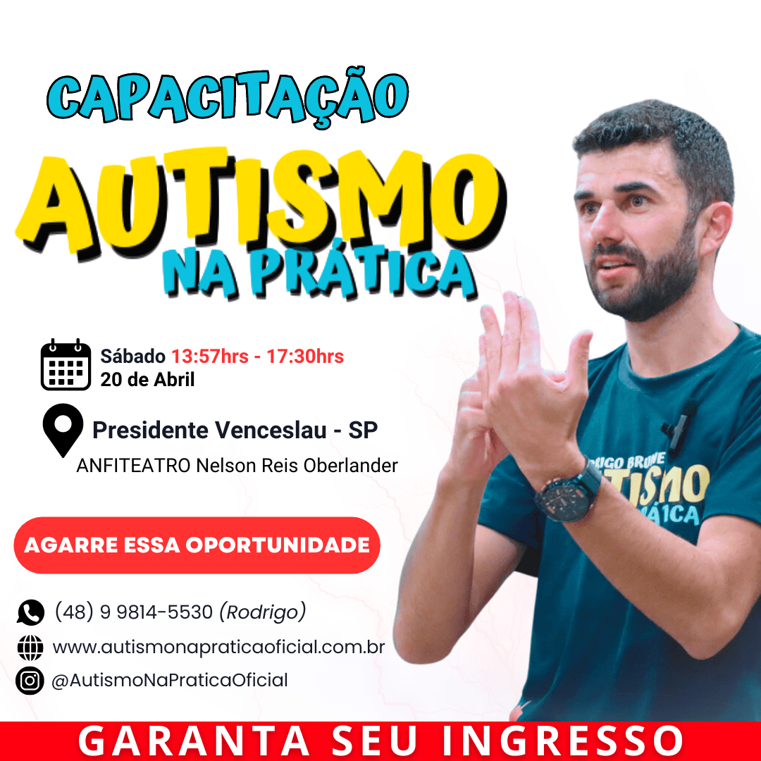 CAPACITAÇÃO AUTISMO NA PRÁTICA - Presidente Venceslau - SP