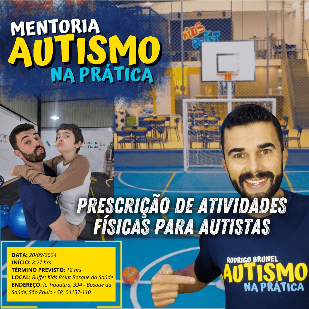 MENTORIA presencial Autismo na Prática: Prescrição de Atividades Físicas para Autistas