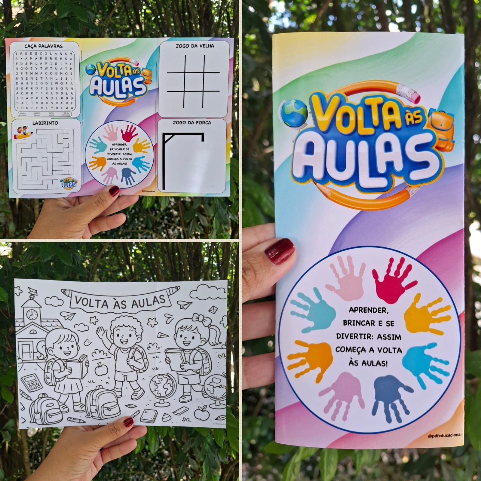 FOLDER VOLTA ÁS AULAS