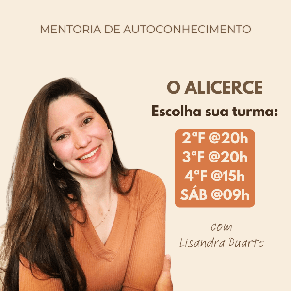 Mentoria de Autoconhecimento - O ALICERCE