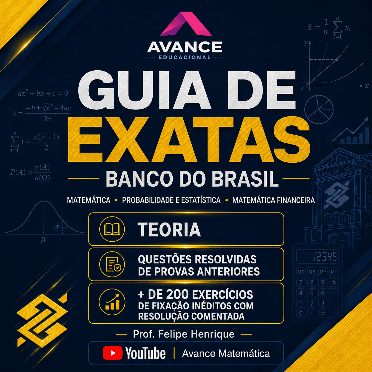 Guia de EXATAS: BANCO DO BRASIL 2026