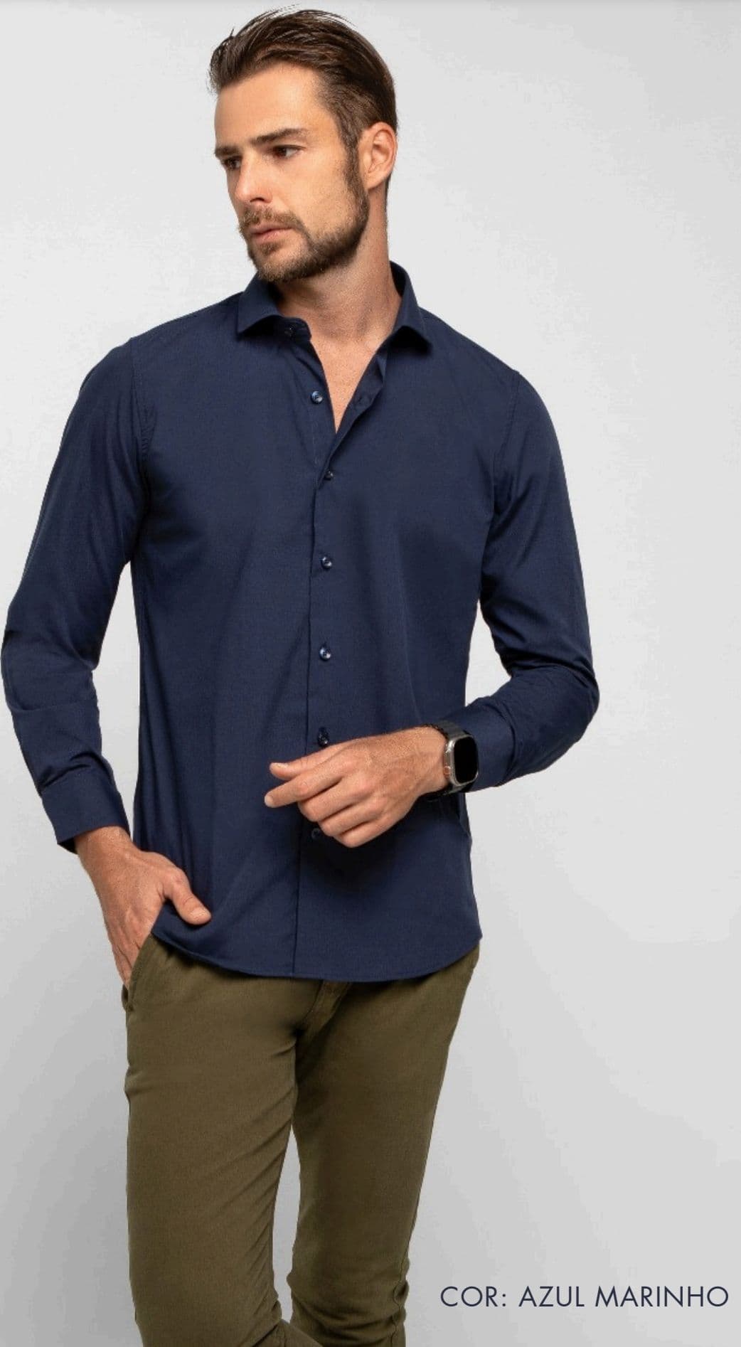 Camisa lisa