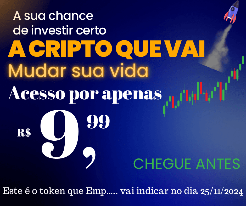 A cripto que vai fazer você mudar de vida. Grande pump no dia 25/11/2024