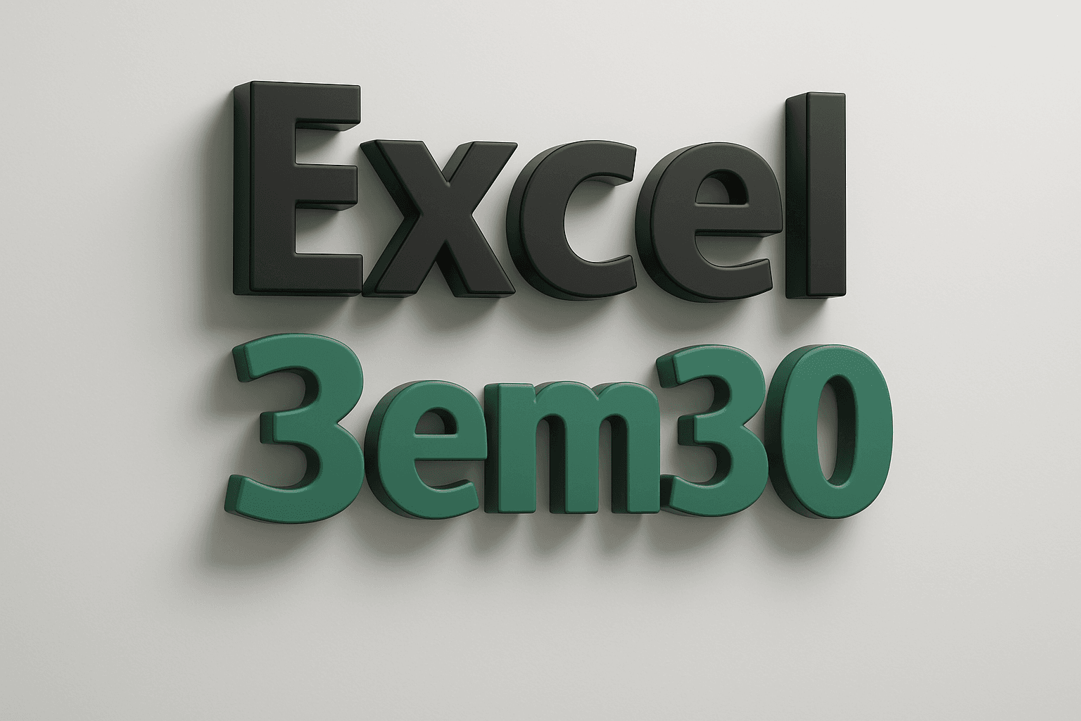 Excel 3em30