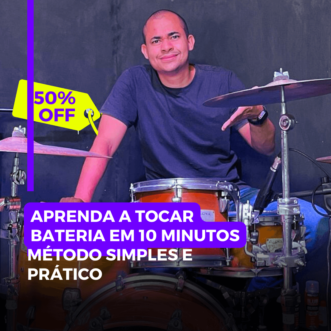 Aprenda a tocar bateria em 10 minutos