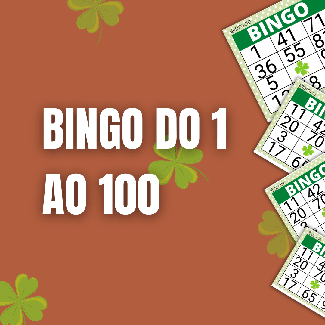 Bingo do número 1 ao 100 (Recurso Pedagógico)