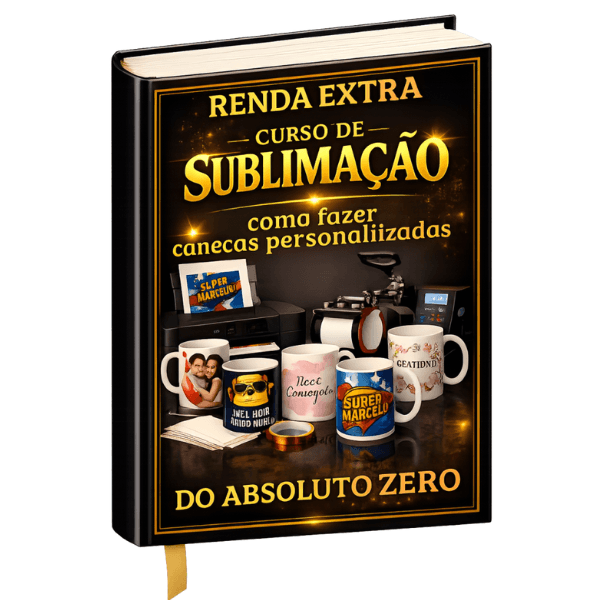 Curso de Sublimação aprenda como fazer canecas personalizadas