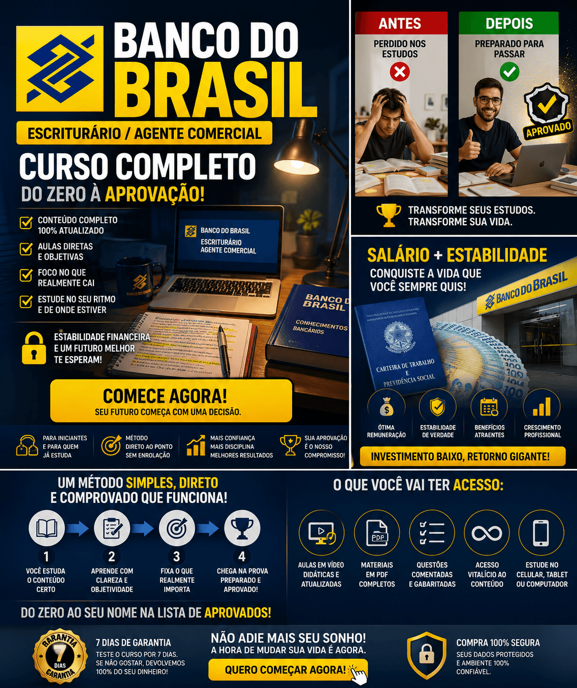 CURSO BANCO DO BRASIL ESCRITUÁRIO E AGENTE COMERCIAL