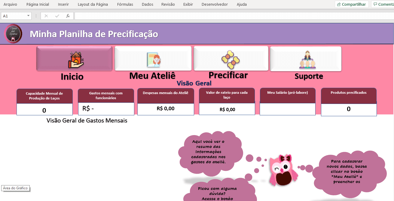 Curso para Precificar seus Laços na nossa Planilha exclusiva ( Planilha inclusa)