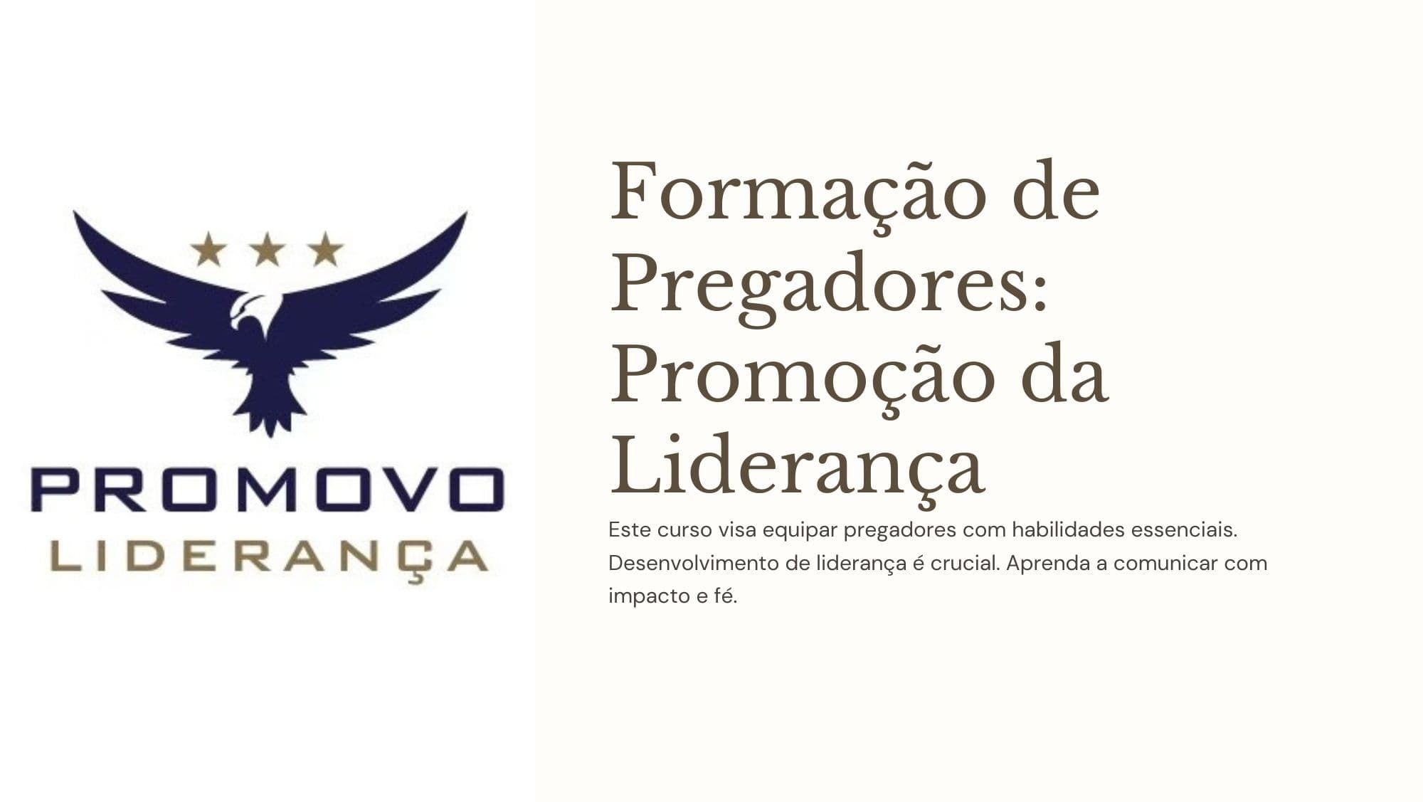 curso preparatorio para pregadores