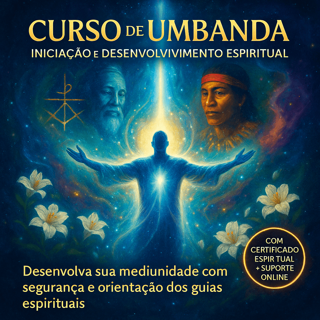 🚨Ultima Bolsa Disponível 🚨 Curso Completo - Umbanda - Básico ao Avançado + Certificado Profissional +Simpatias +Feitiços +Guias +Apostila Ilustrada