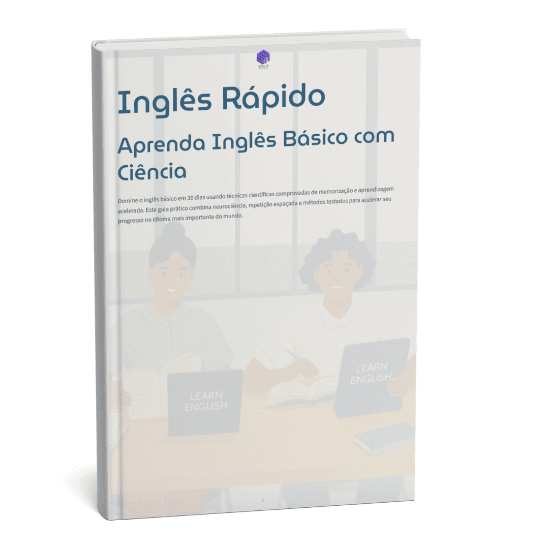 E-book Inglês Rápido - Aprenda Inglês Básico com Ciência