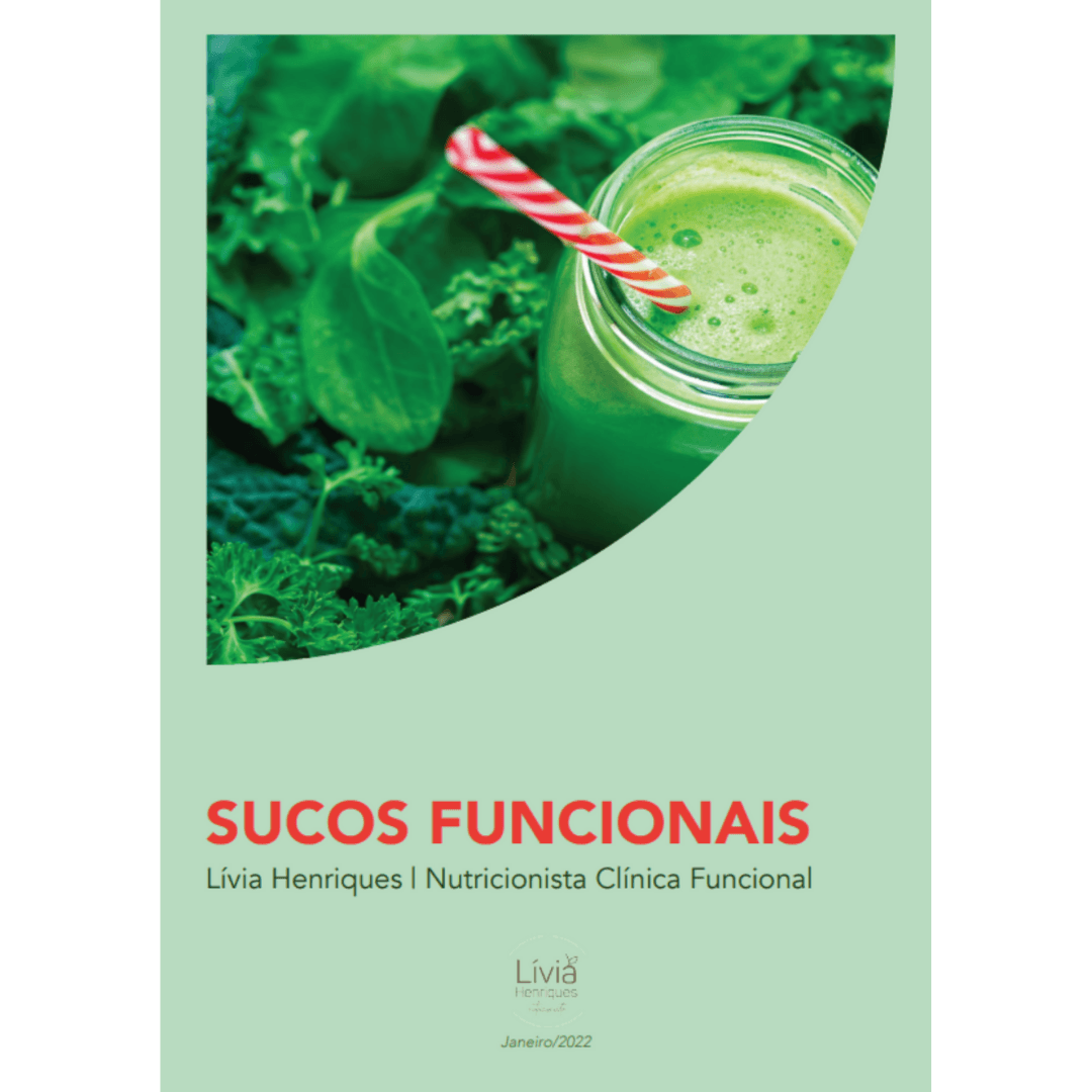 E-book Sucos Funcionais - Lívia Henriques Nutricionista