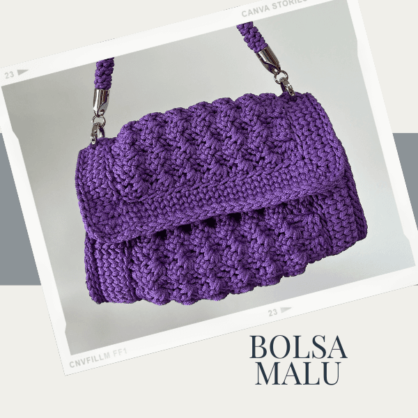 Bolsa Malu - Curso de Crochê
