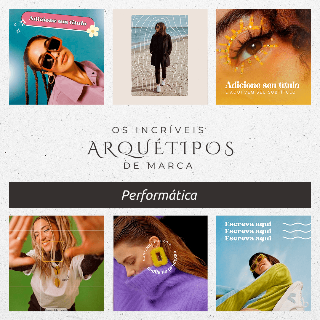 Pack Canva Arquétipo da Performática