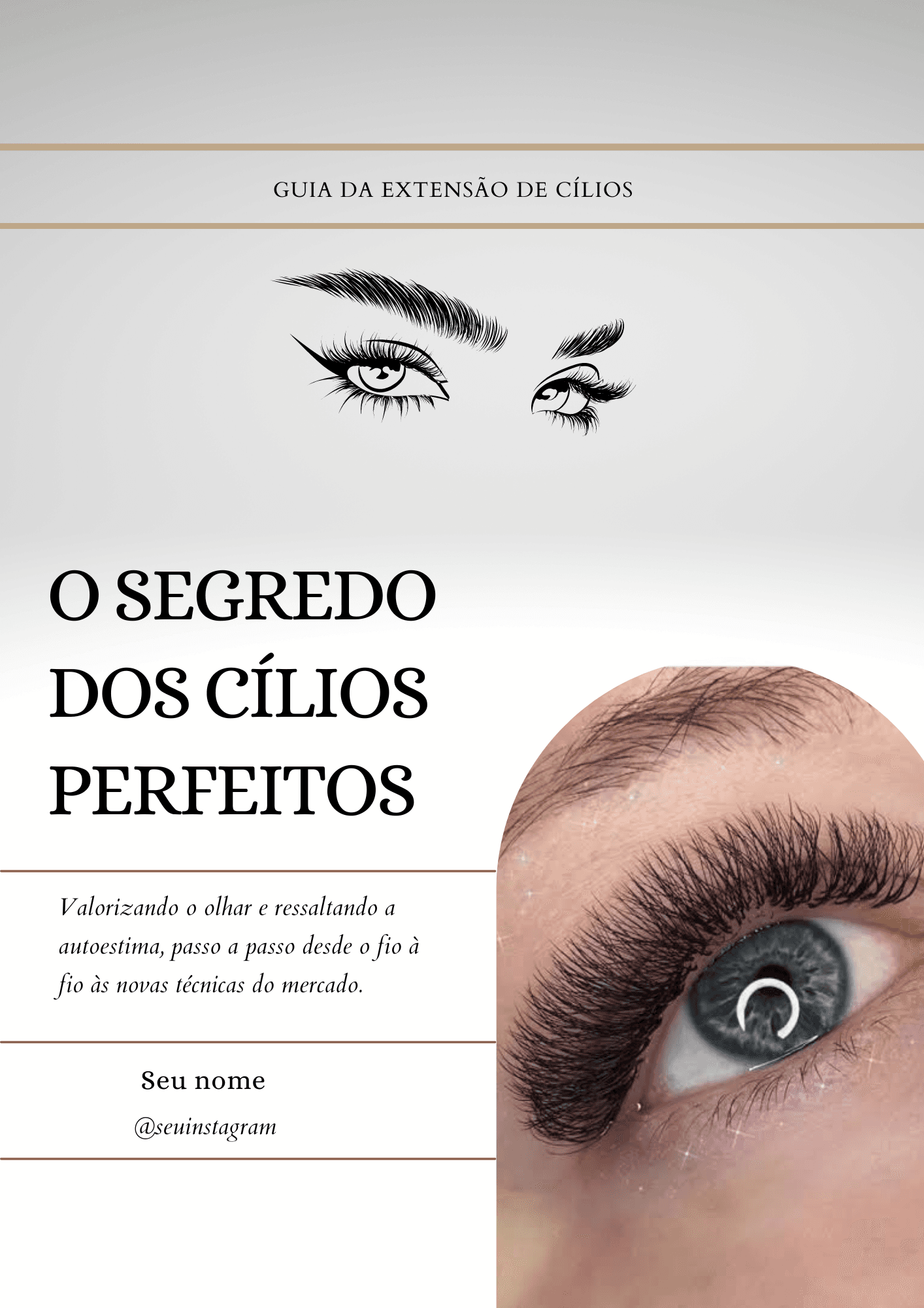 TENHA UMA PROFISSÃO! Do básico ao avançado sobre extensão de cílios.