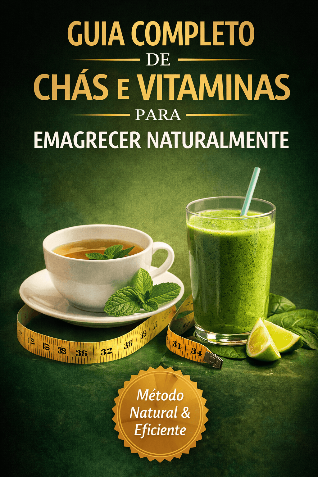GUIA COMPLETO DE CHÁS E VITAMINAS PARA EMAGRECER NATURALMENTE