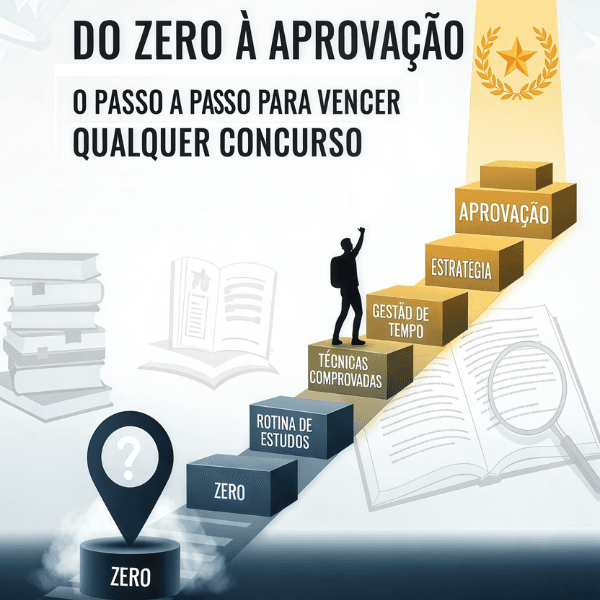 Do Zero à Aprovação: O Passo a Passo para Vencer Qualquer Concurso