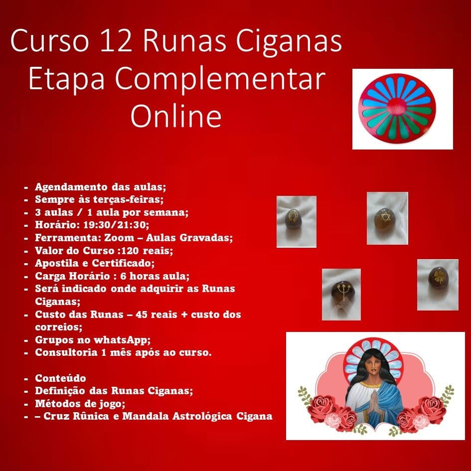 Curso de Runas Ciganas - Etapa Complementar