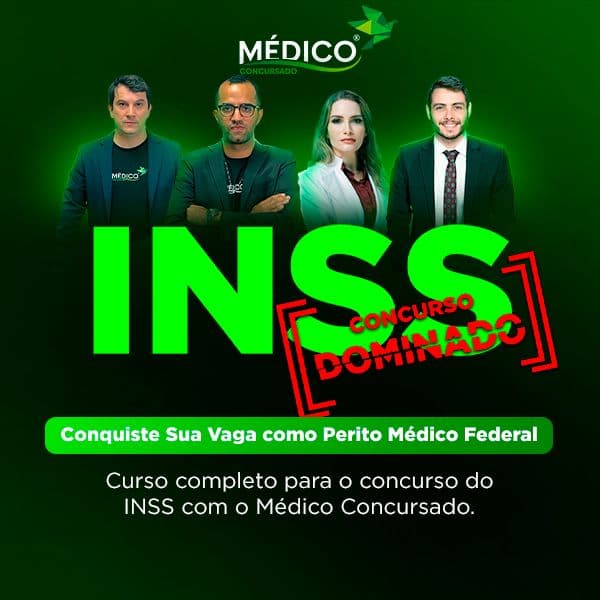 Médico INSS: Curso Preparatório Completo com específicas e inespecíficas. Seja Perito Federal com o MedicoConcursado®