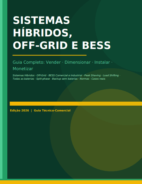 Sistemas Híbridos, Off Grid e BESS.