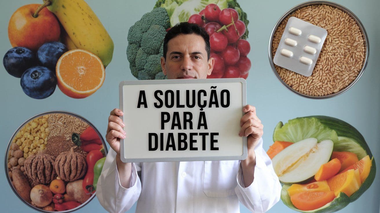 A solução para Diabete: Saúde, alimentação e medicamentos fitoterápicos