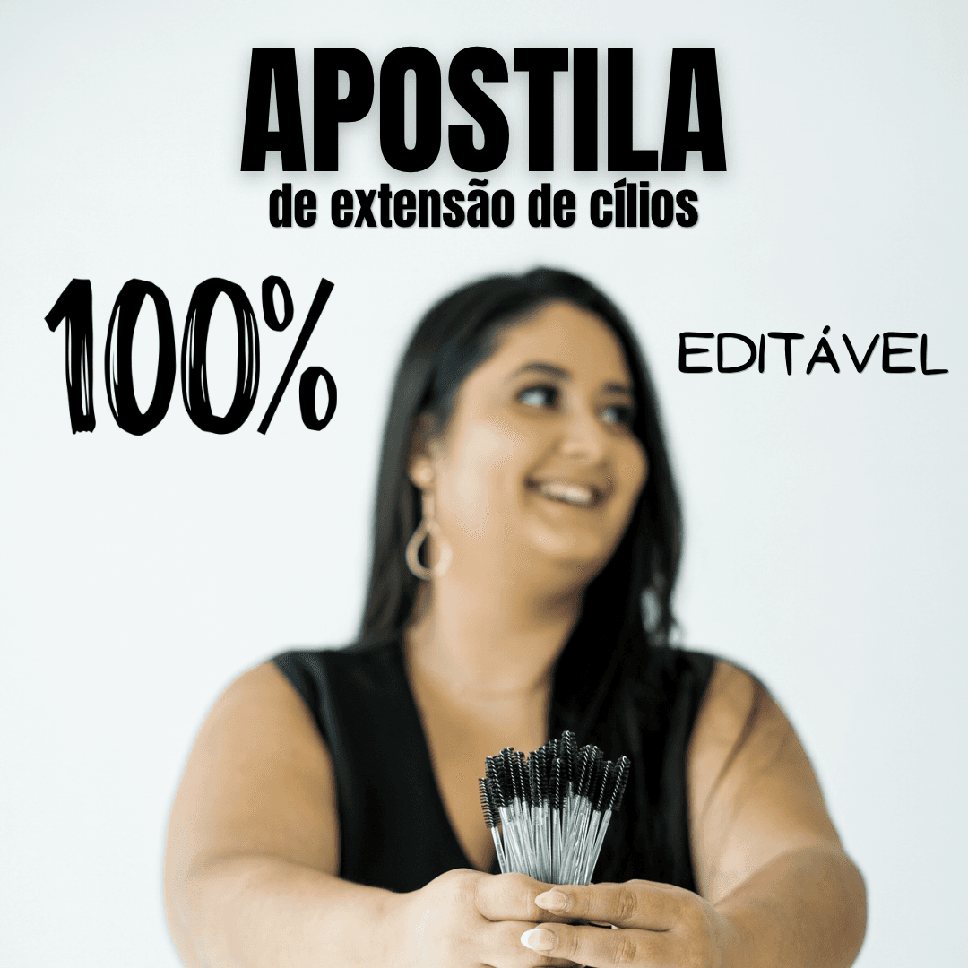 Manual Completo de Extensão de Cílios + Kit Editável no Canva