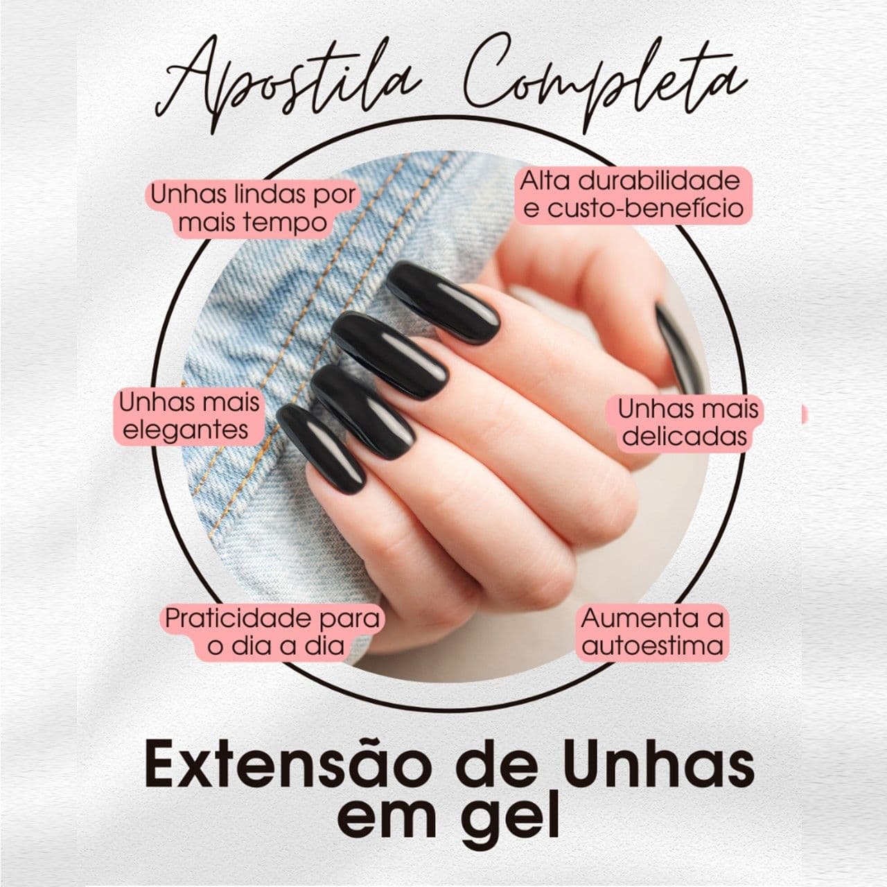 Apostila Completa: Extensão de Unhas em Gel na Tip e no Molde F1 – Transforme suas Habilidades