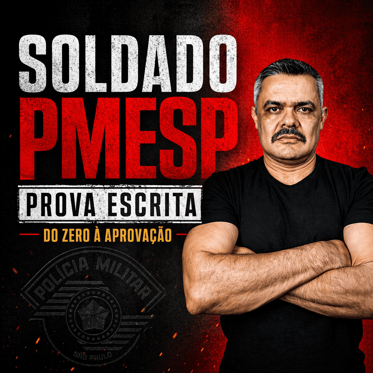 PMESP 2026 – Prova Escrita | Curso Completo (Método VUNESP)