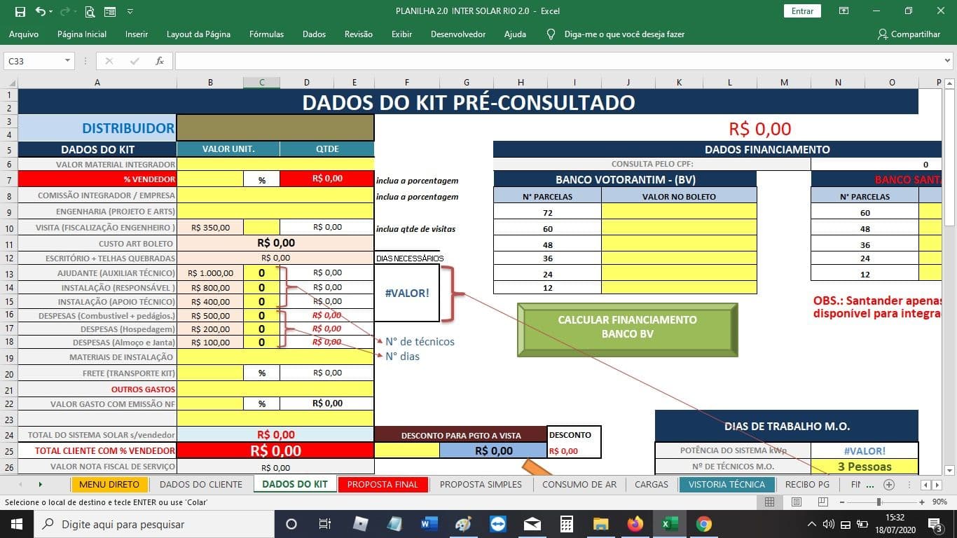 #COMBO ONE# 2 Planilhas: On e OFF Grid COMPLETAS -ATUALIZADA NA LEI Nº 14300/22 (Fio B) E REN Nº 1059/23 (TUSDg) na OnGrid)