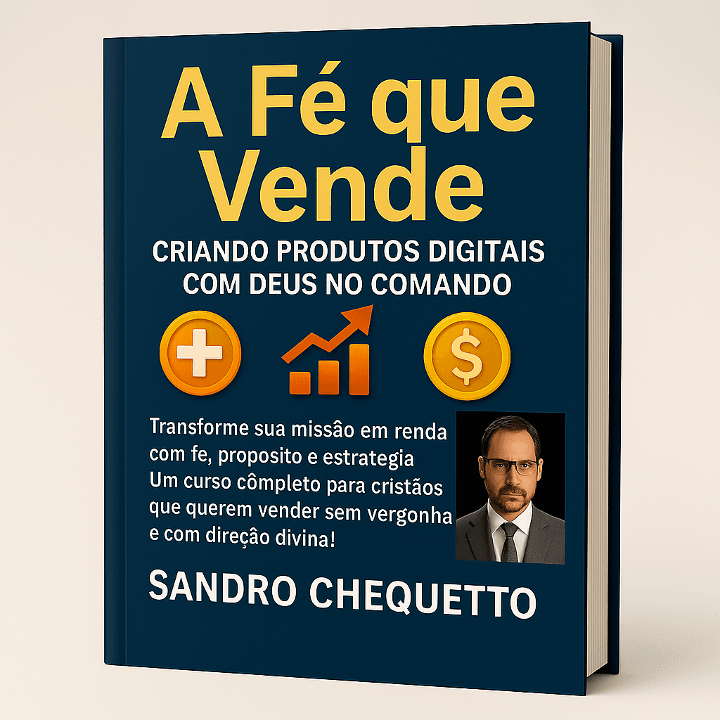 A Fé que Vende – Criando Produtos Digitais com Deus no Comando - Transforme sua missão em renda com fé, propósito e estratégia. Um curso completo para cristãos que querem vender sem vergonha e com di