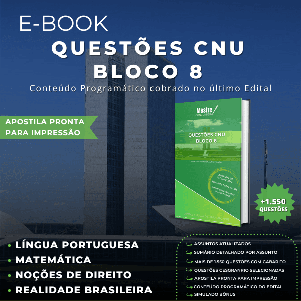 Questões Concurso Nacional Unificado (CNU) - Pré-Edital