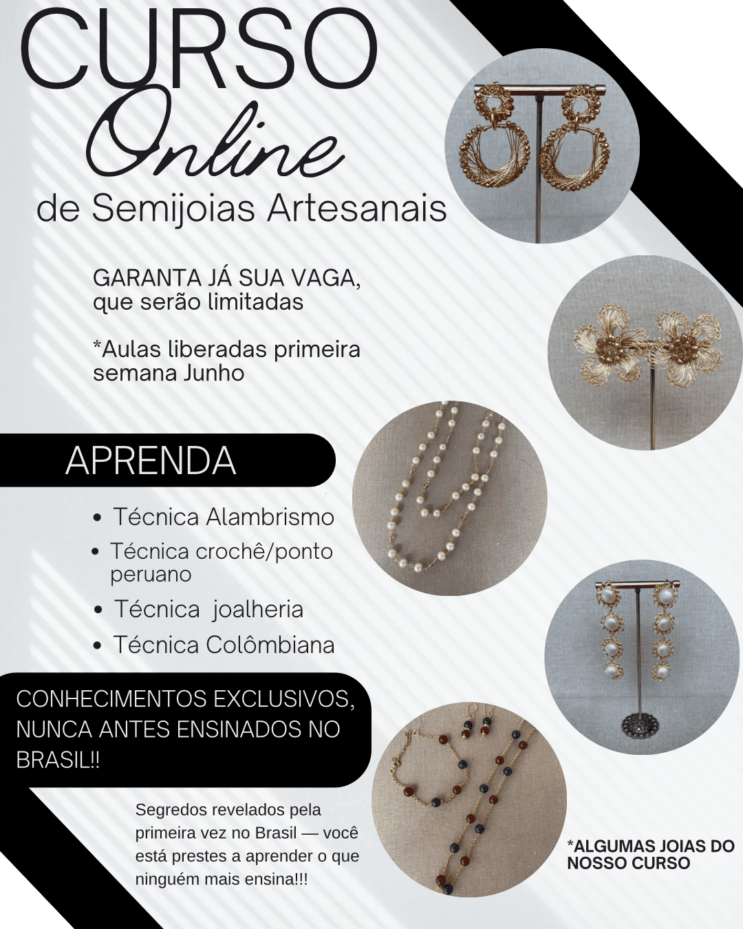 Curso de Semijoias Artesanais