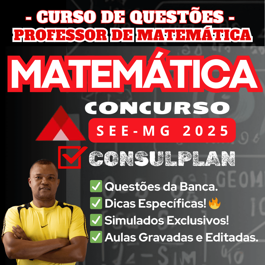 INTENSIVO DE MATEMÁTICA SEEMG - prof. de Matemática
