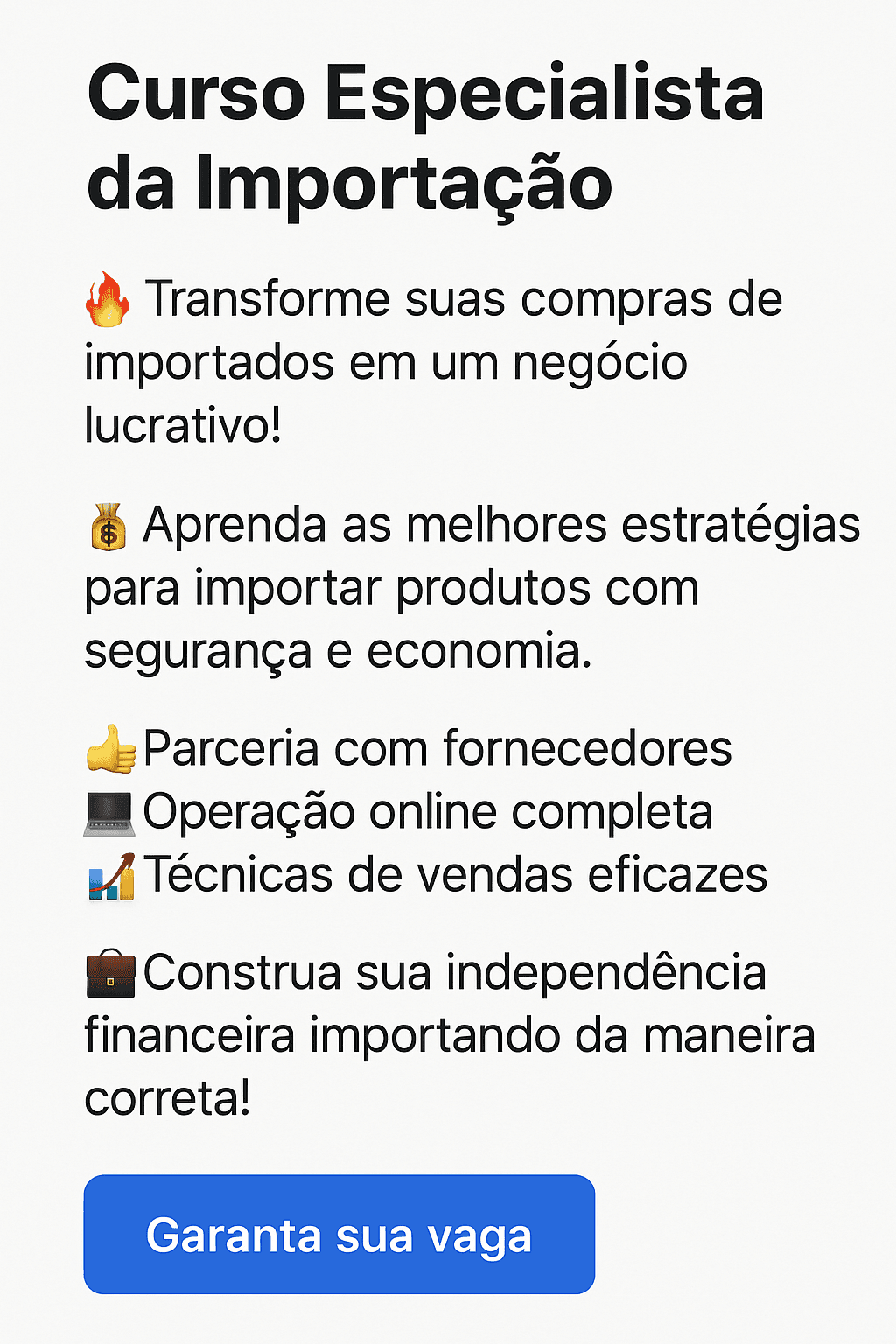 🌎 Importador Profissional – Curso Oficial