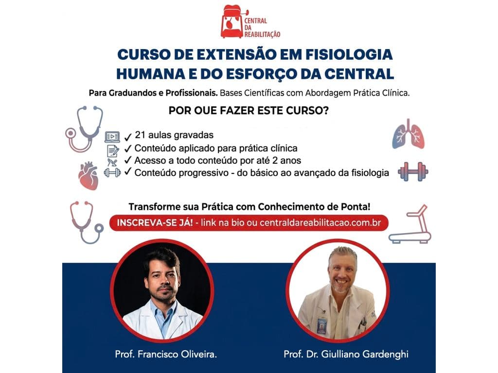 Curso de Extensão em Fisiologia Humana e do Esforço da Central