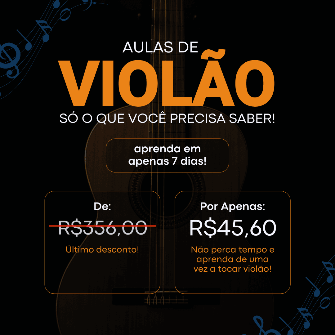 AULAS DE VIOLÃO (7 DIAS PARA APENDER A TOCAR!)