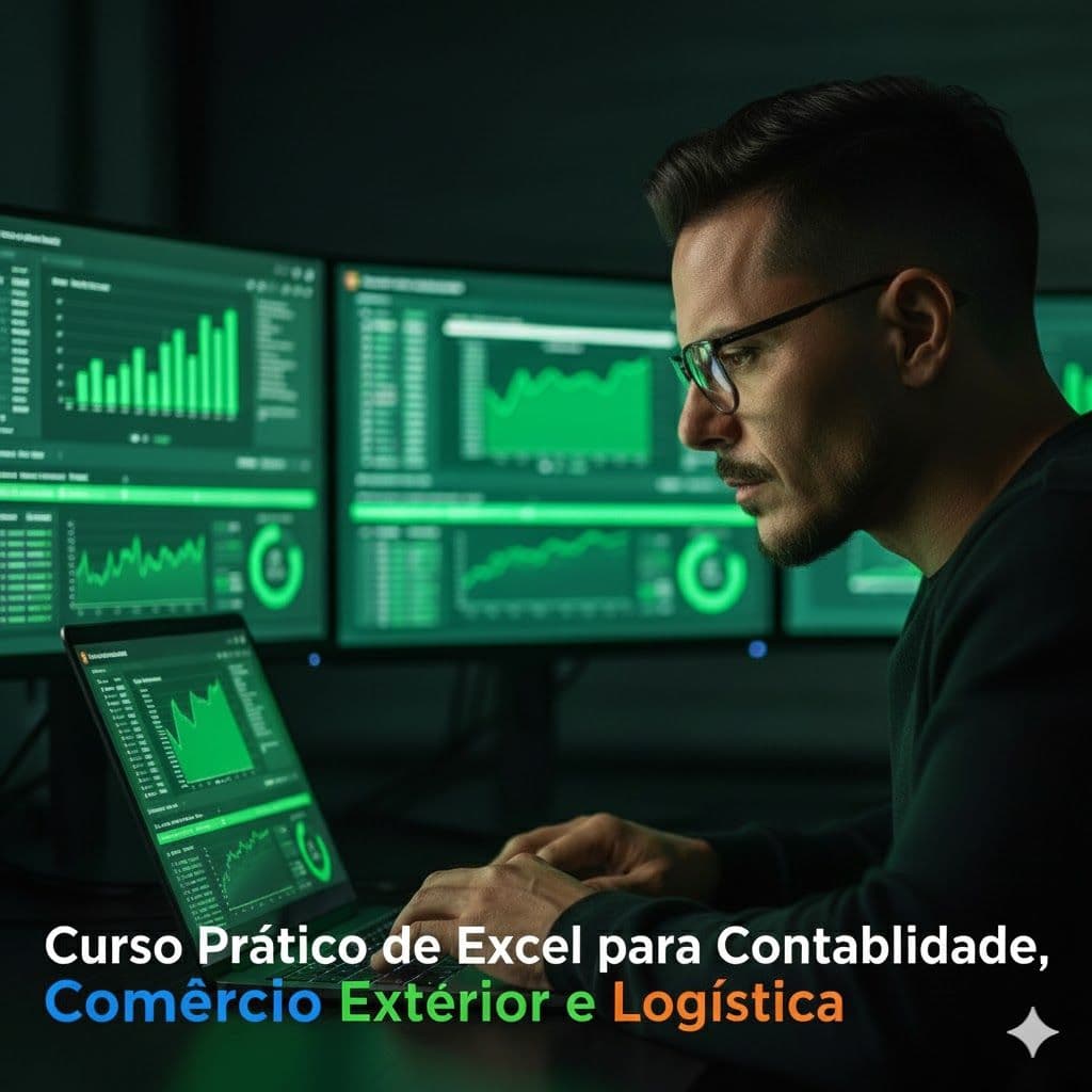 Curso Excel do Basico ao Avançado (com enfâse em COMEX, contabilidade e Logistica