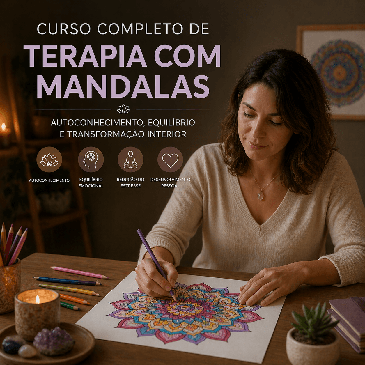 Curso De Terapia Com Mandalas