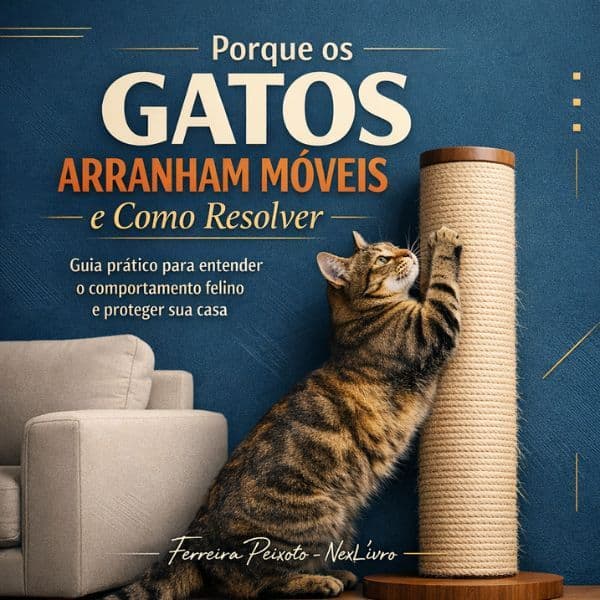Porque os Gatos Arranham Móveis e Como Resolver: Guia Completo de Comportamento Felino, Arranhadores, Treinamento Positivo e Proteção do Sofá Sem Estresse