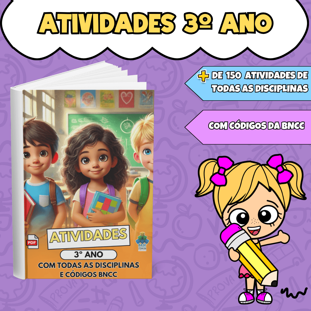 Combos de Atividades do 3° Ano Iniciais EDUCA ARTE