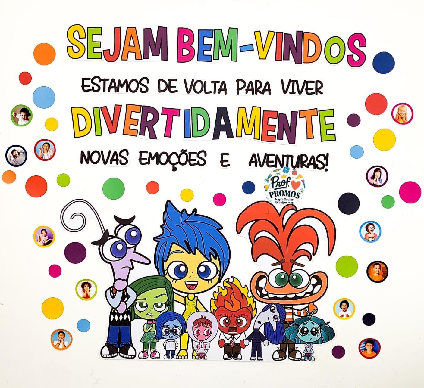 Painel Volta às Aulas – Divertidamente