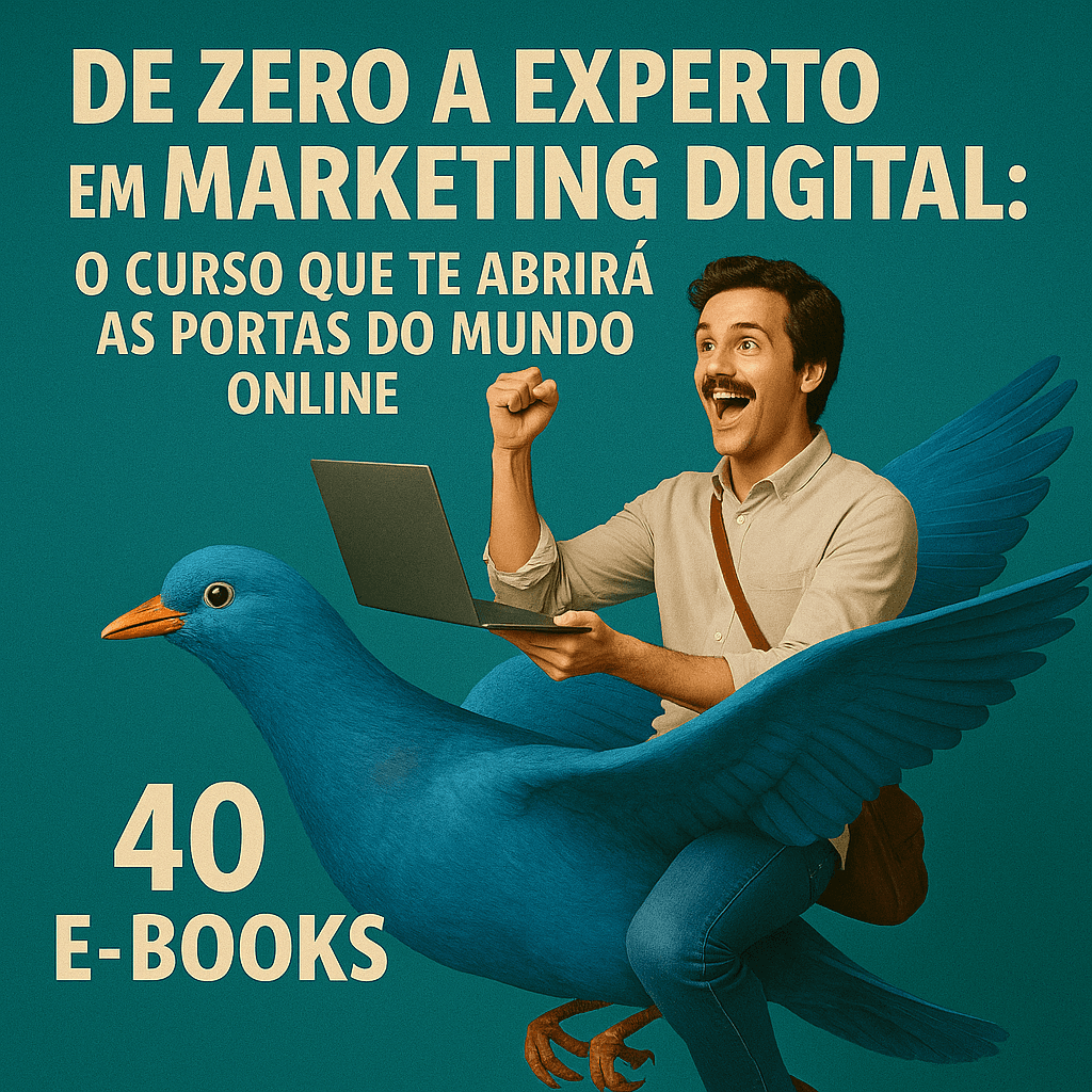 Aprenda a vender online – Curso de Marketing Digital com 40 eBooks