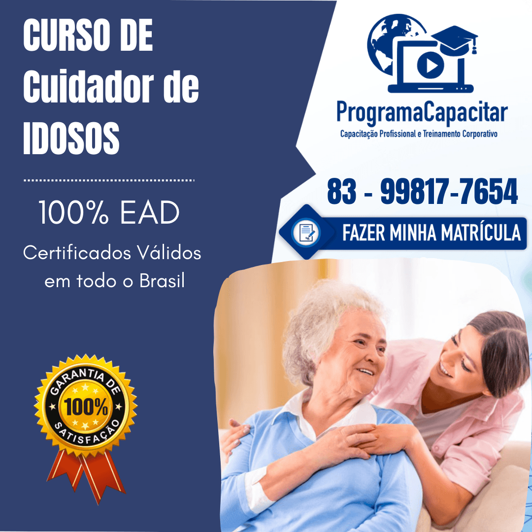 Cuidador de Idosos Profissional: Prepare-se para o Mercado de Trabalho com Nosso Curso