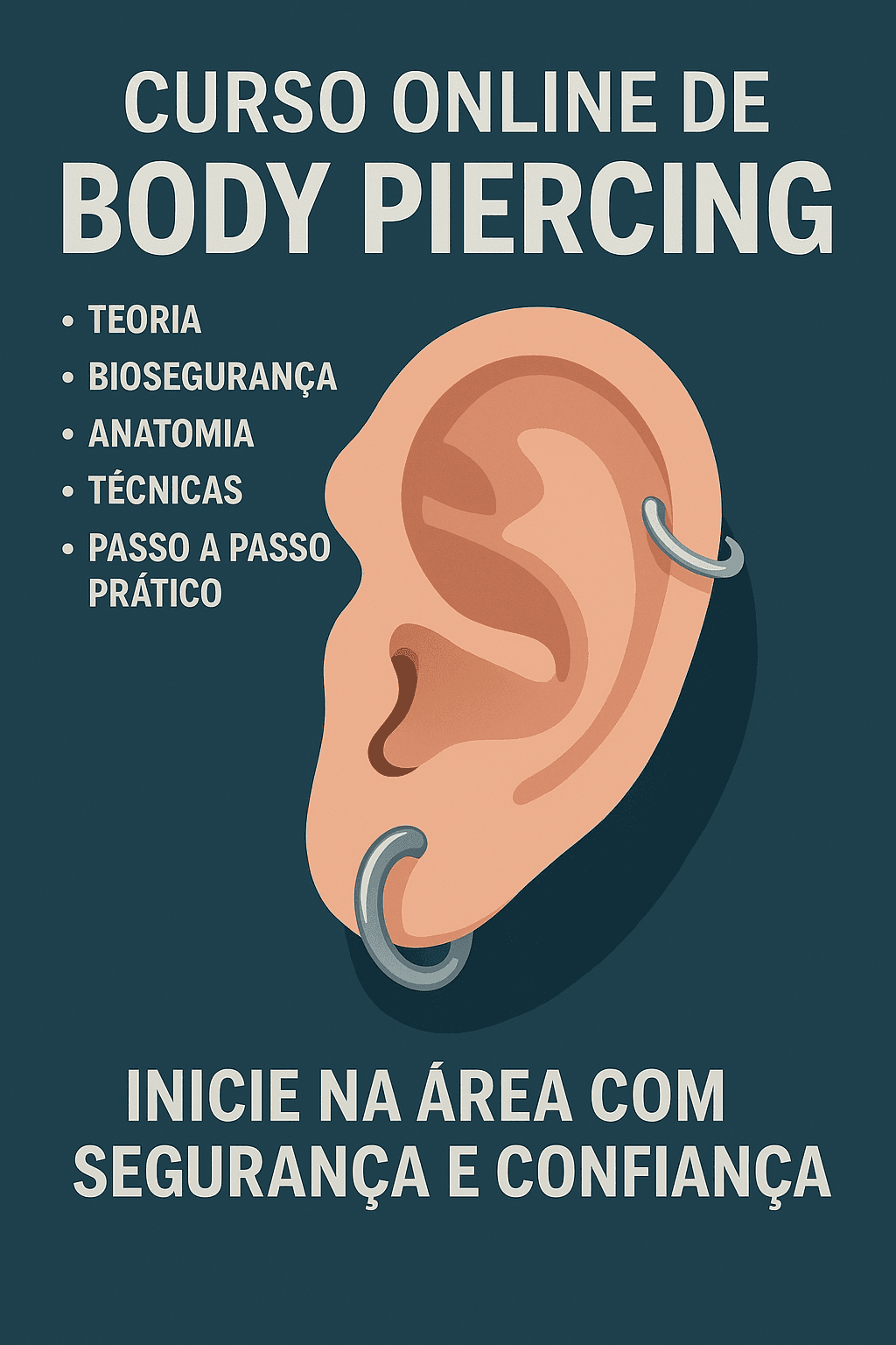 Curso online completo de body piercing