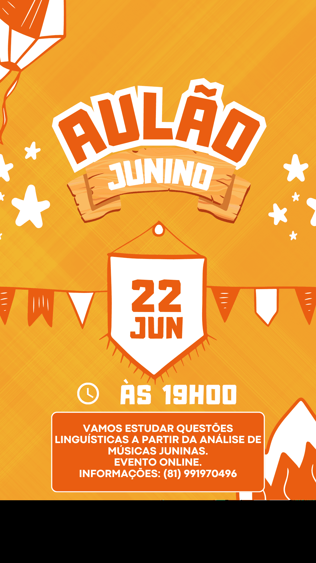 Aulão Junino de Língua Portuguesa
