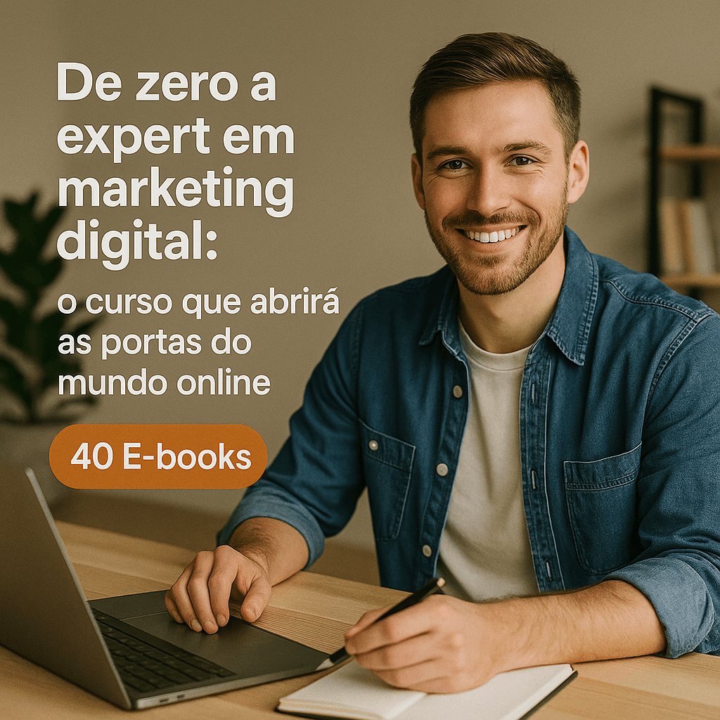 Aprenda a vender online – Curso de Marketing Digital com 40 eBooks